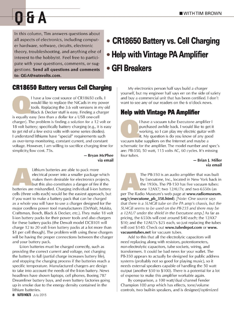 Nuts and Volts 2015-07